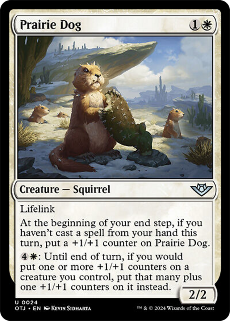 Prairie Dog [Outlaws of Thunder Junction] MTG Single Magic: The Gathering    | Red Claw Gaming