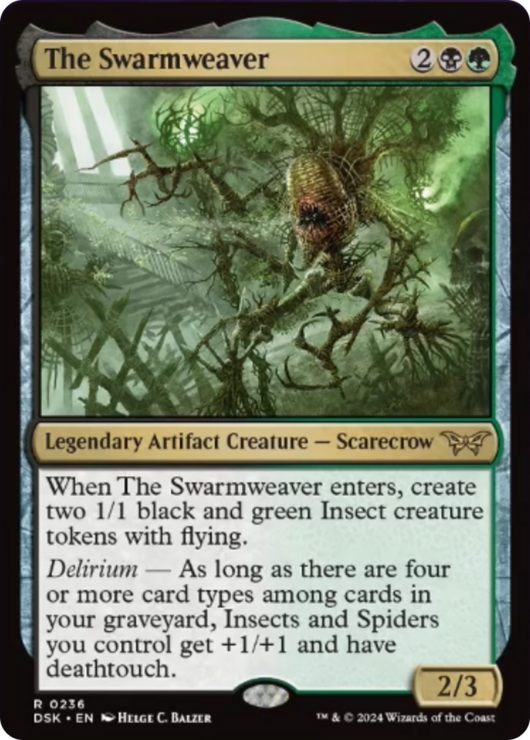 The Swarmweaver (0236) [Duskmourn: House of Horror] MTG Single Magic: The Gathering    | Red Claw Gaming