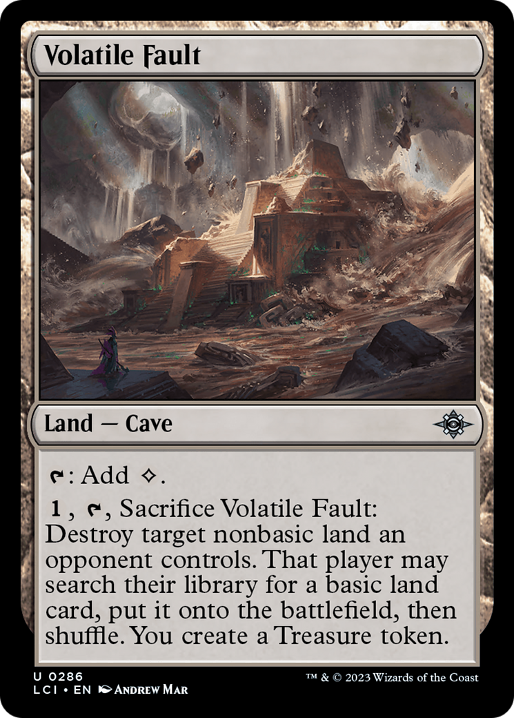 Volatile Fault [The Lost Caverns of Ixalan] MTG Single Magic: The Gathering    | Red Claw Gaming