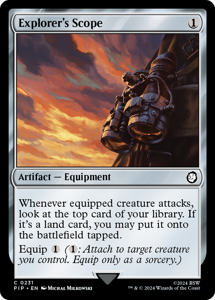 Explorer's Scope [Fallout] MTG Single Magic: The Gathering    | Red Claw Gaming