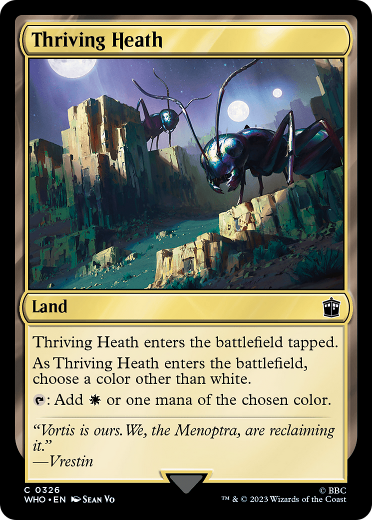 Thriving Heath [Doctor Who] MTG Single Magic: The Gathering    | Red Claw Gaming