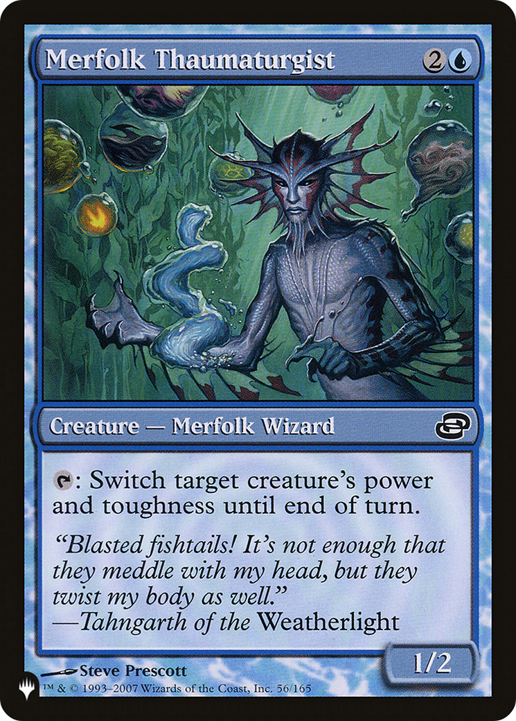 Merfolk Thaumaturgist [The List Reprints] MTG Single Magic: The Gathering    | Red Claw Gaming