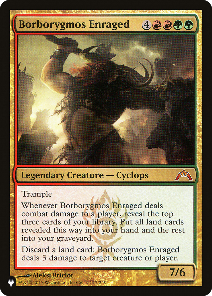 Borborygmos Enraged [The List] MTG Single Magic: The Gathering | Red Claw Gaming