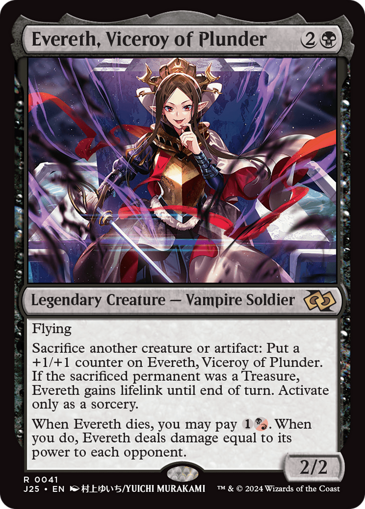 Evereth, Viceroy of Plunder (Anime) [Foundations Jumpstart] MTG Single Magic: The Gathering | Red Claw Gaming