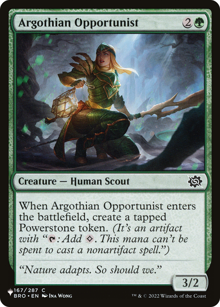 Argothian Opportunist [The List] MTG Single Magic: The Gathering | Red Claw Gaming