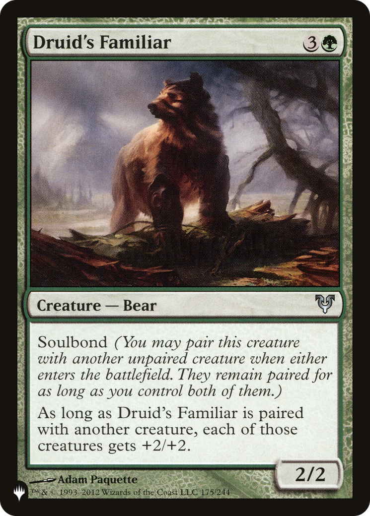 Druid's Familiar [The List Reprints] MTG Single Magic: The Gathering    | Red Claw Gaming