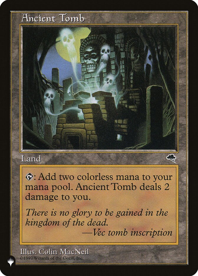 Ancient Tomb [The List] MTG Single Magic: The Gathering | Red Claw Gaming