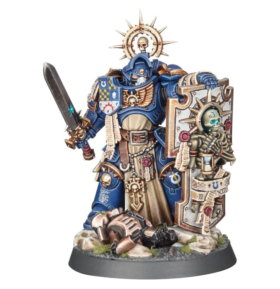 Captain with Relic Shield Space Marines Games Workshop    | Red Claw Gaming