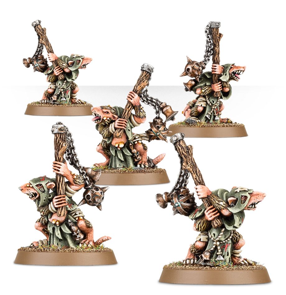 Skaven Pestilens Plague Censer Bearers (DIRECT) Skaven Games Workshop    | Red Claw Gaming