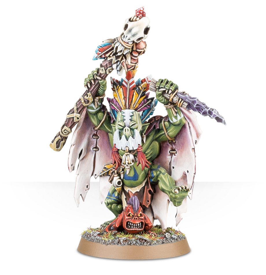 BONESPLITTERZ WURRGOG PROPHET Orruk Games Workshop    | Red Claw Gaming