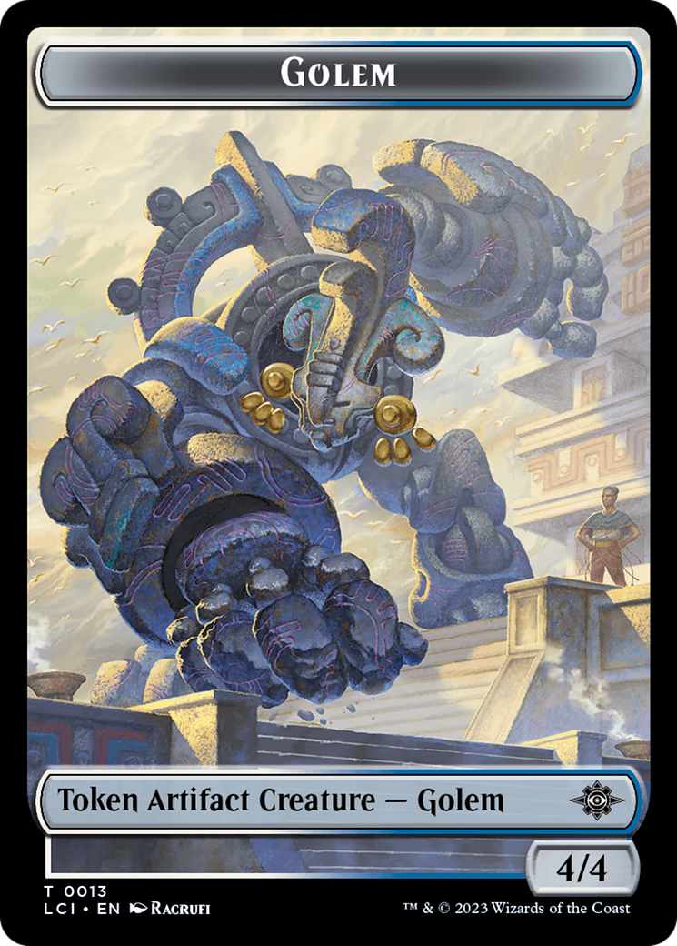 Golem Token [The Lost Caverns of Ixalan Tokens] MTG Single Magic: The Gathering    | Red Claw Gaming