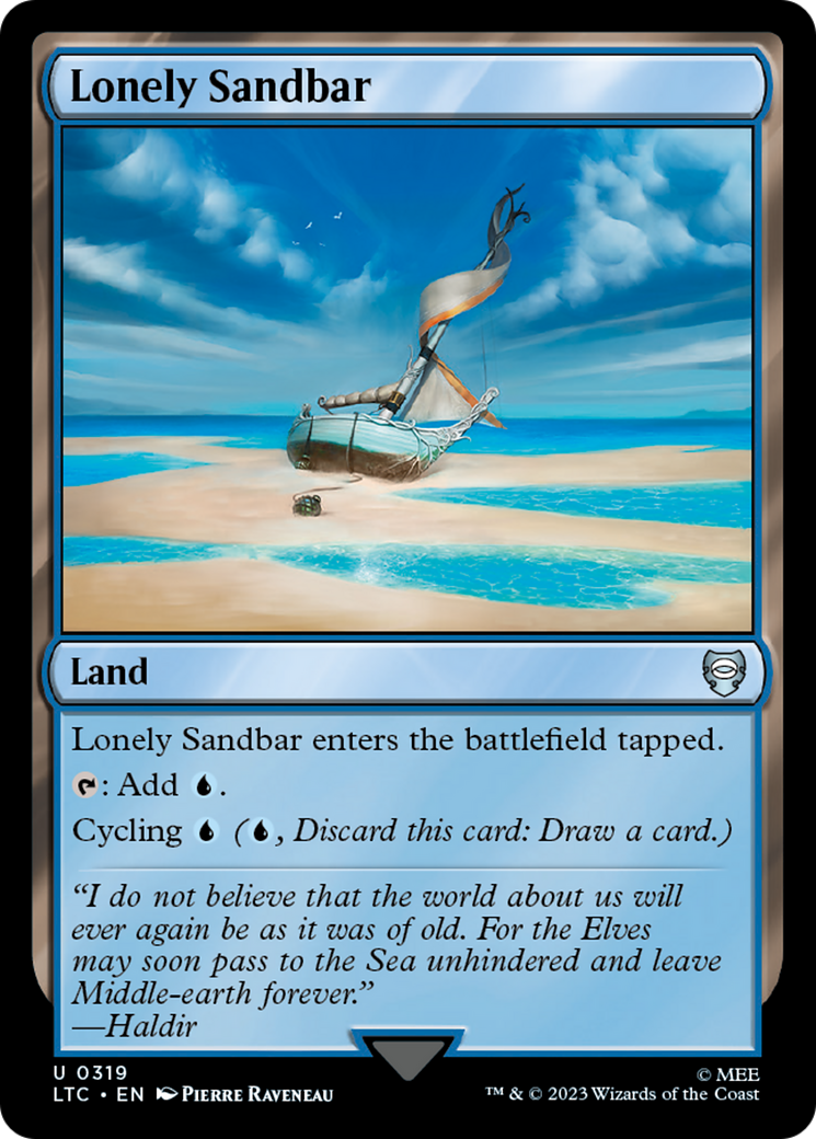 Lonely Sandbar [The Lord of the Rings: Tales of Middle-Earth Commander] MTG Single Magic: The Gathering | Red Claw Gaming