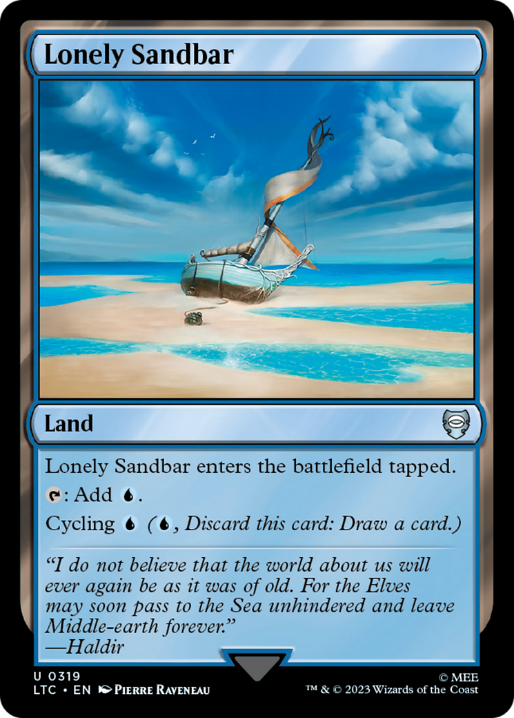 Lonely Sandbar [The Lord of the Rings: Tales of Middle-Earth Commander] MTG Single Magic: The Gathering    | Red Claw Gaming