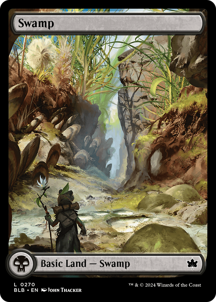 Swamp (0270) [Bloomburrow] MTG Single Magic: The Gathering    | Red Claw Gaming