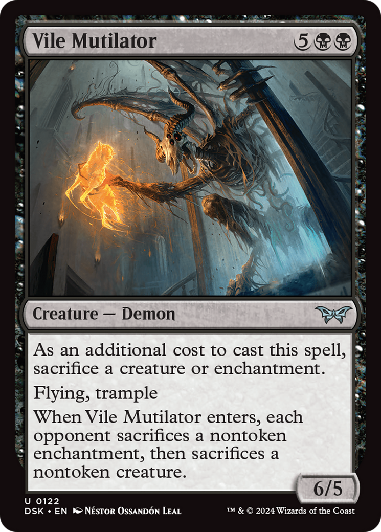 Vile Mutilator [Duskmourn: House of Horror] MTG Single Magic: The Gathering    | Red Claw Gaming