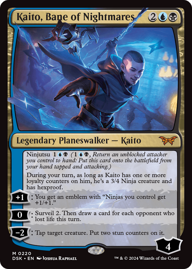 Kaito, Bane of Nightmares [Duskmourn: House of Horror] MTG Single Magic: The Gathering    | Red Claw Gaming