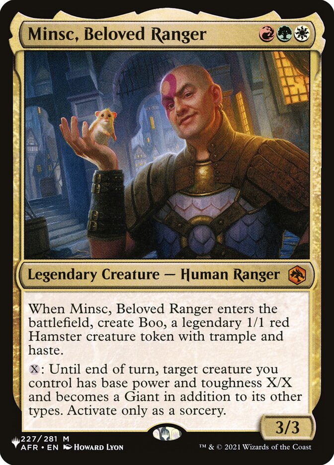 Minsc, Beloved Ranger [The List] MTG Single Magic: The Gathering | Red Claw Gaming