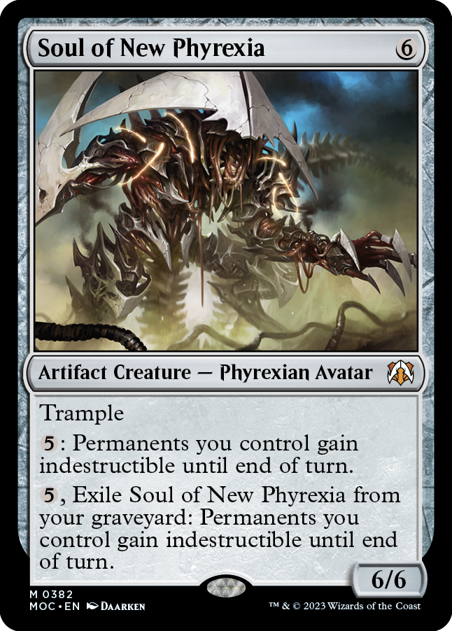 Soul of New Phyrexia [March of the Machine Commander] MTG Single Magic: The Gathering    | Red Claw Gaming