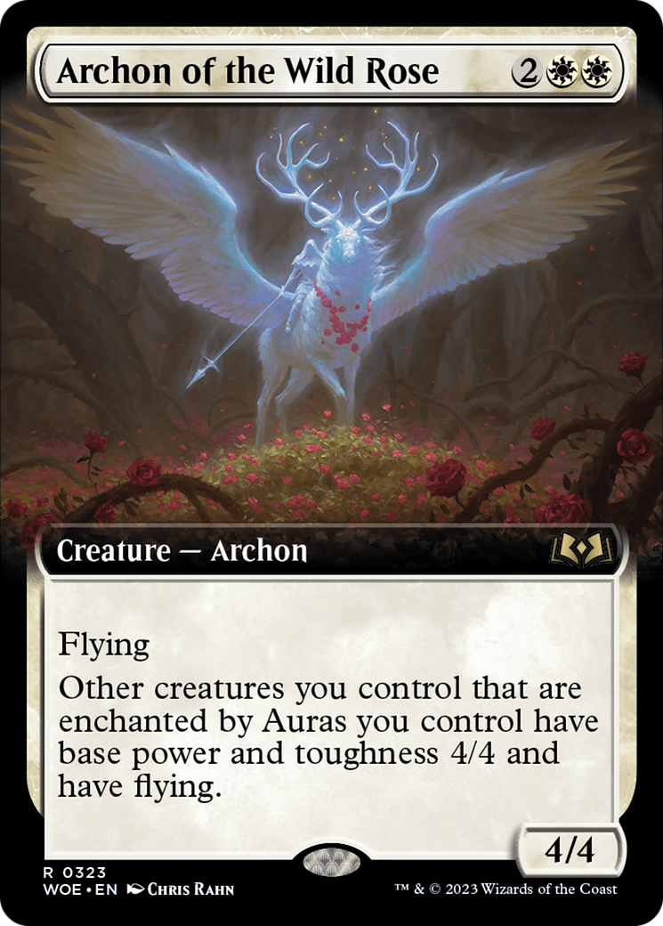 Archon of the Wild Rose (Extended Art) [Wilds of Eldraine] MTG Single Magic: The Gathering    | Red Claw Gaming