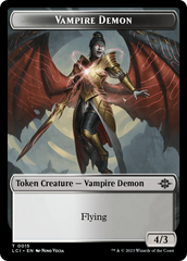 Gnome // Vampire Demon Double-Sided Token [The Lost Caverns of Ixalan Tokens] MTG Single Magic: The Gathering    | Red Claw Gaming