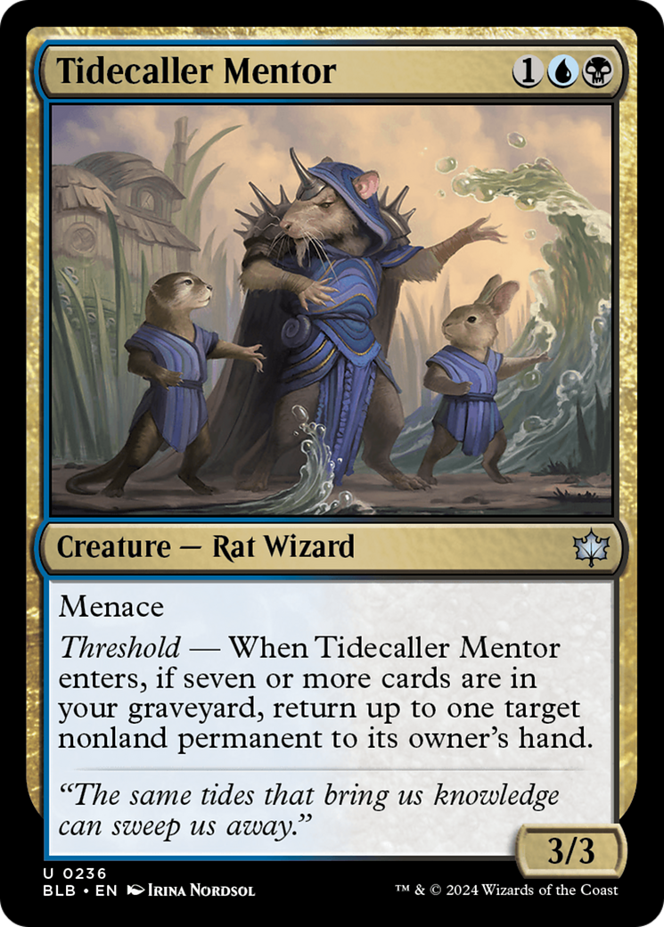 Tidecaller Mentor [Bloomburrow] MTG Single Magic: The Gathering    | Red Claw Gaming