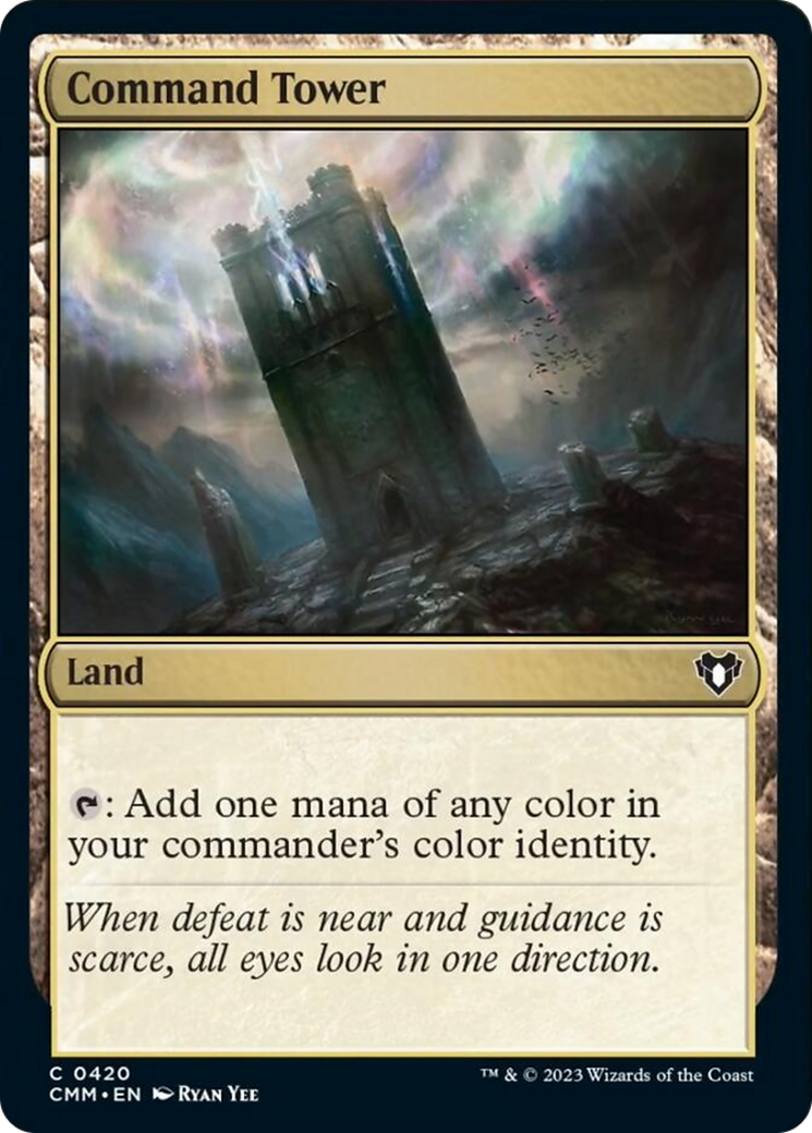 Command Tower [Commander Masters] MTG Single Magic: The Gathering    | Red Claw Gaming