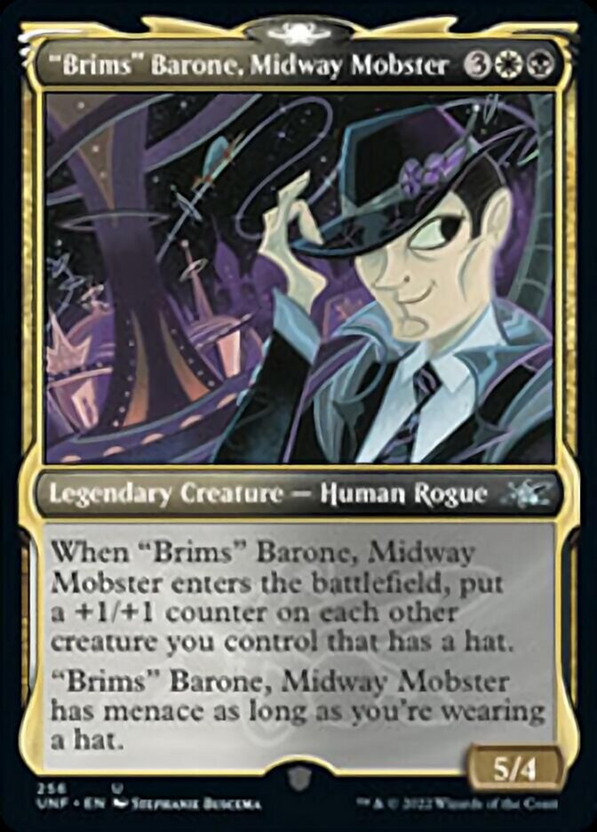 "Brims" Barone, Midway Mobster (Showcase) [Unfinity] MTG Single Magic: The Gathering    | Red Claw Gaming