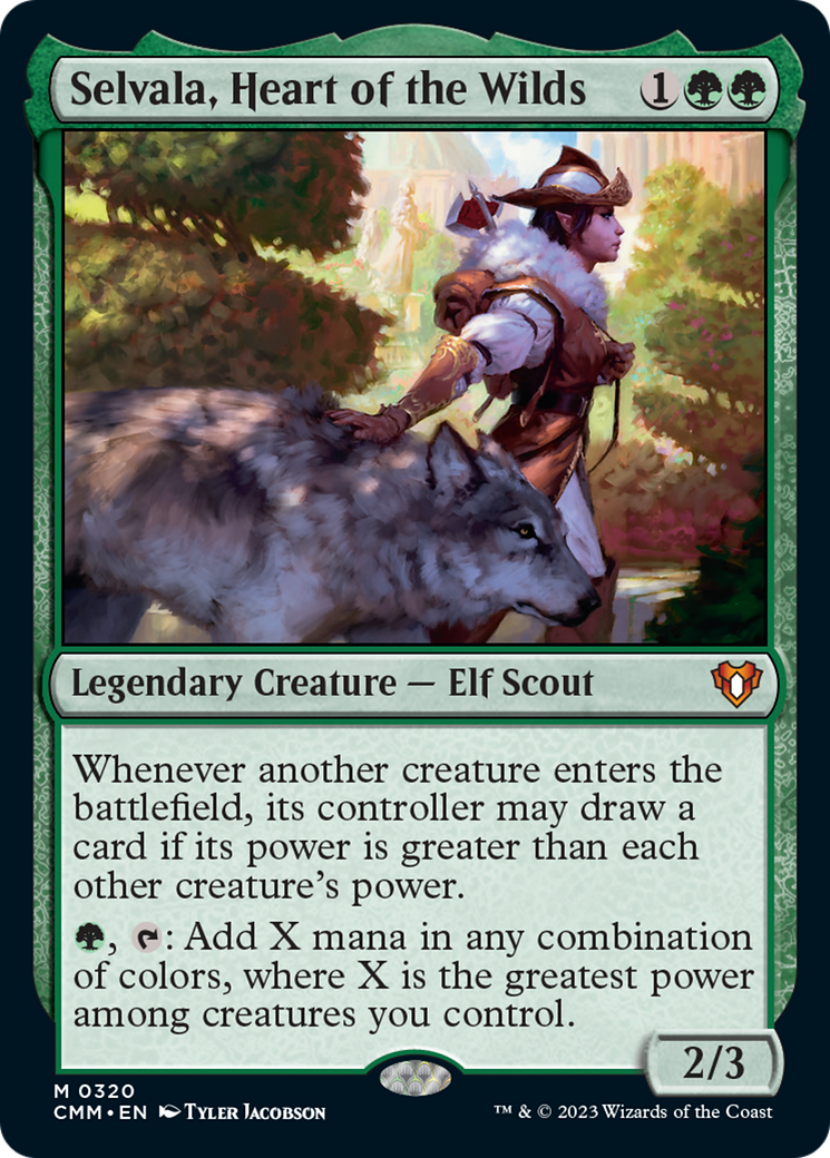 Selvala, Heart of the Wilds [Commander Masters] MTG Single Magic: The Gathering    | Red Claw Gaming