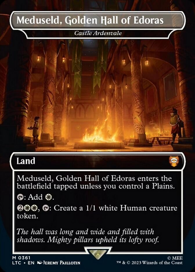 Meduseld, Golden Hall of Edoras - Castle Ardenvale [The Lord of the Rings: Tales of Middle-Earth Commander] MTG Single Magic: The Gathering | Red Claw Gaming