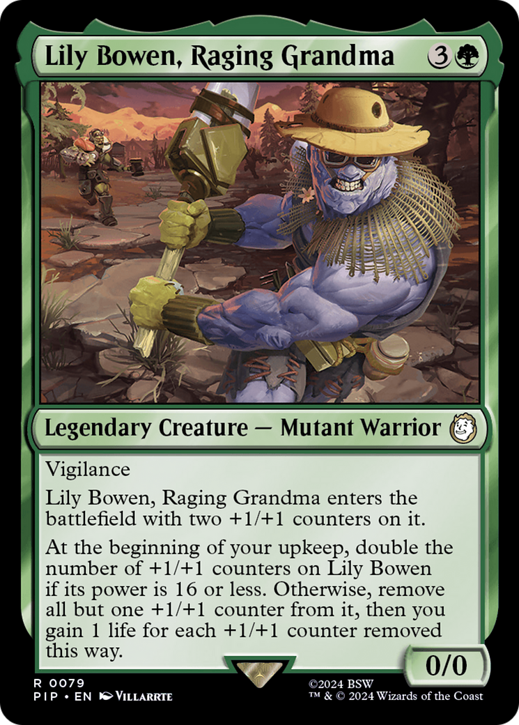 Lily Bowen, Raging Grandma [Fallout] MTG Single Magic: The Gathering    | Red Claw Gaming