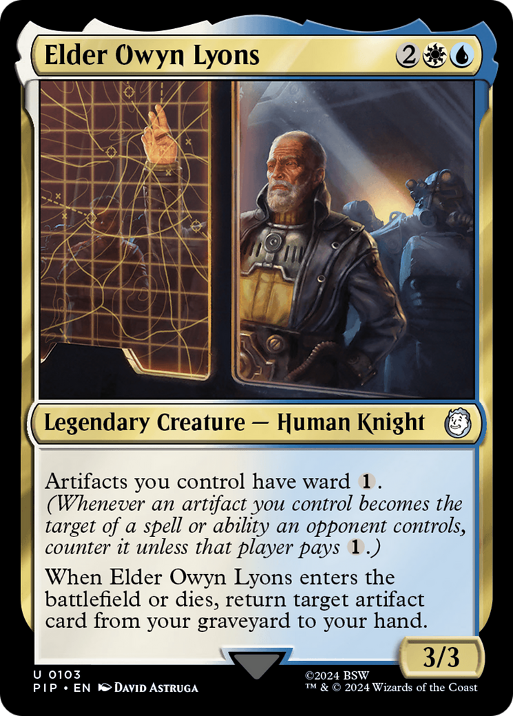 Elder Owyn Lyons [Fallout] MTG Single Magic: The Gathering    | Red Claw Gaming