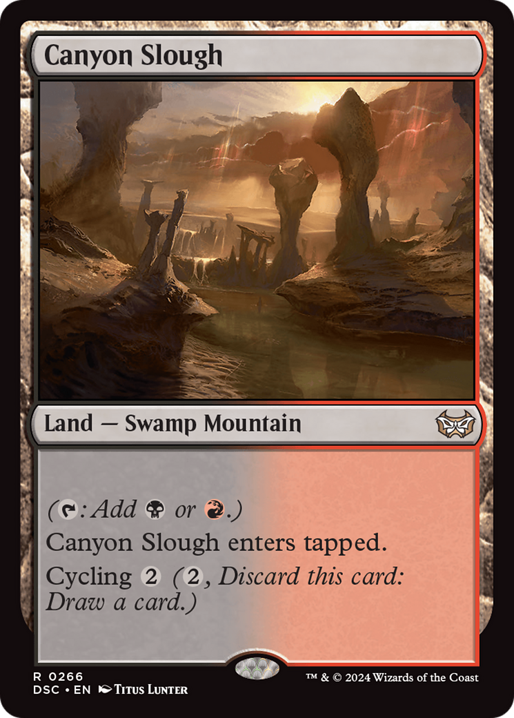 Canyon Slough [Duskmourn: House of Horror Commander] MTG Single Magic: The Gathering    | Red Claw Gaming