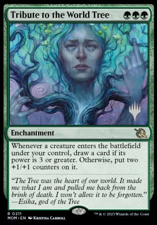 Tribute to the World Tree (Promo Pack) [March of the Machine Promos] MTG Single Magic: The Gathering    | Red Claw Gaming