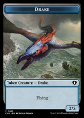 Spirit (0010) // Drake Double-Sided Token [Commander Masters Tokens] MTG Single Magic: The Gathering    | Red Claw Gaming