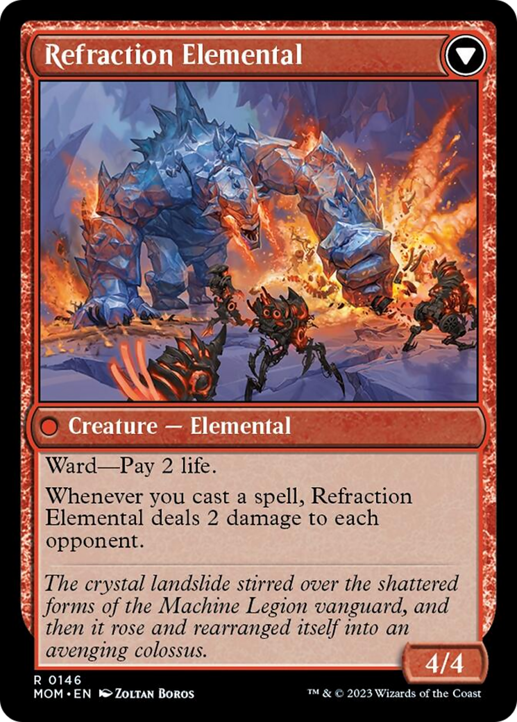 Invasion of Karsus // Refraction Elemental [March of the Machine] MTG Single Magic: The Gathering    | Red Claw Gaming