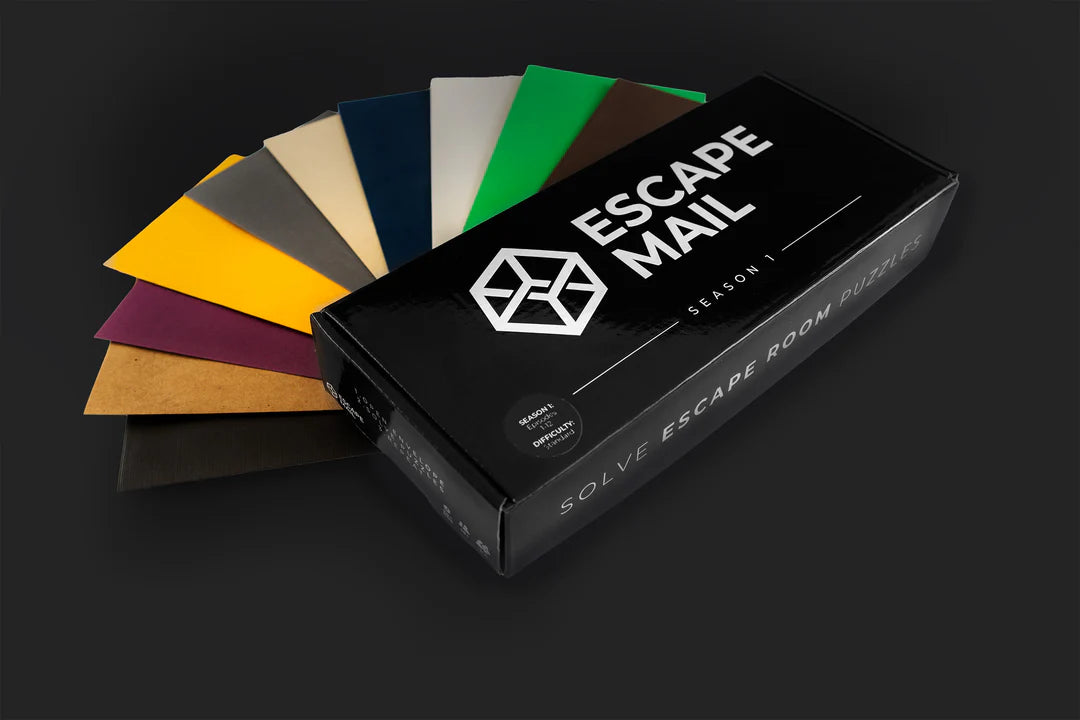 Escape Mail Episodes 1 to 12 Board Game Escape Mail    | Red Claw Gaming