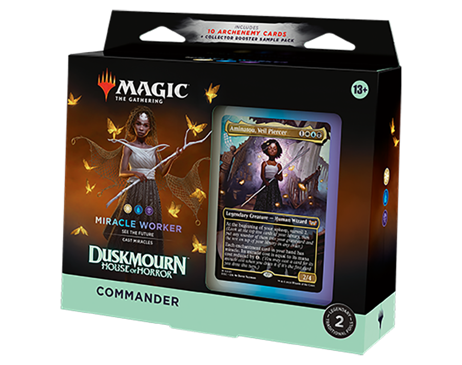 Duskmourn: House of Horror - Commander Deck - Miracle Worker Sealed Magic the Gathering Wizards of the Coast    | Red Claw Gaming