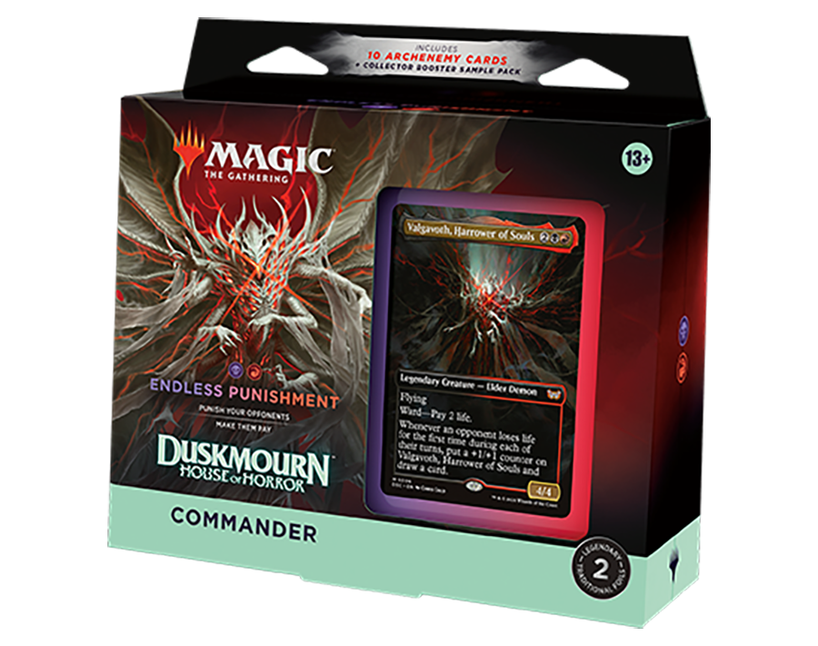 Duskmourn: House of Horror: Commander Deck - Endless Punishment Sealed Magic the Gathering Wizards of the Coast    | Red Claw Gaming