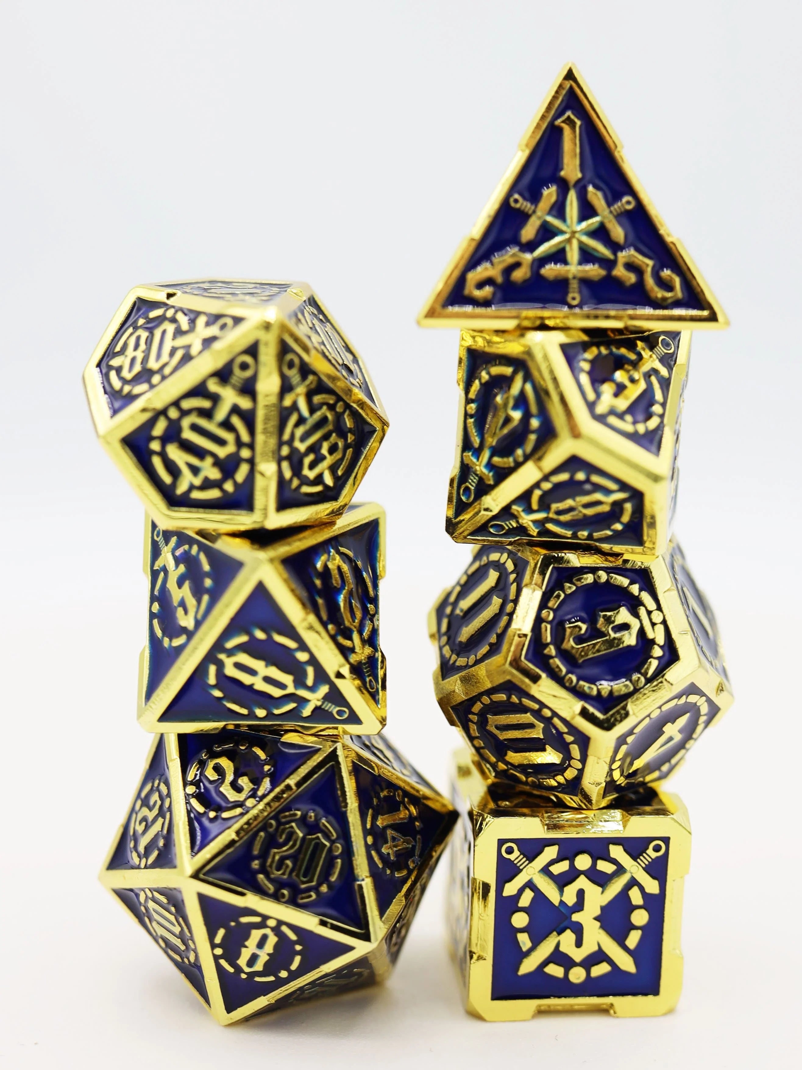 SWORD OF THE DEEP SEA RPG METAL DICE SET Dice & Counters Foam Brain Games    | Red Claw Gaming