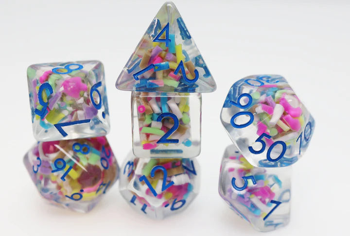 Ice Cream Sprinkles RPG Dice Set Dice & Counters Foam Brain Games    | Red Claw Gaming