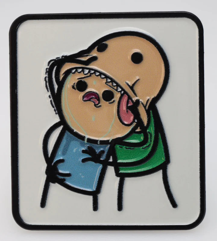 Cyanide & Happiness Enamel Pin - Slurp Pins Foam Brain Games    | Red Claw Gaming