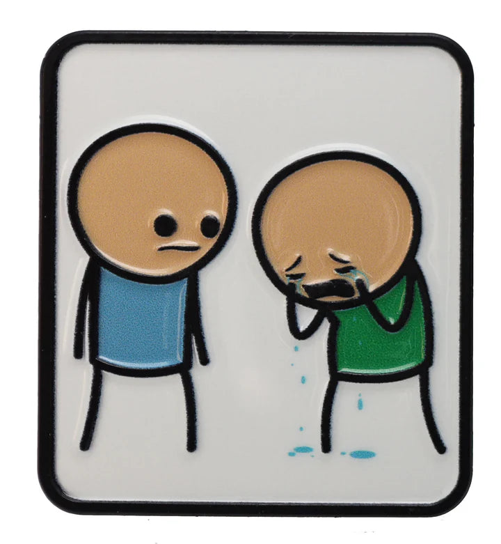 Cyanide & Happiness Enamel Pin - Cry Pins Foam Brain Games    | Red Claw Gaming