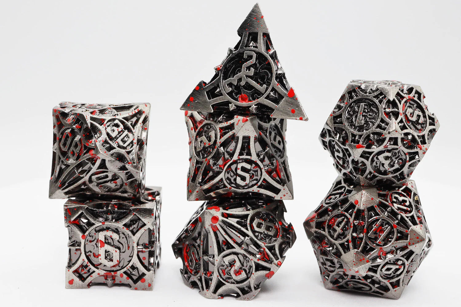 QUIVER OF ARROWS: VAMPIRIC ARROW - METAL RPG DICE SET Dice & Counters Foam Brain Games    | Red Claw Gaming