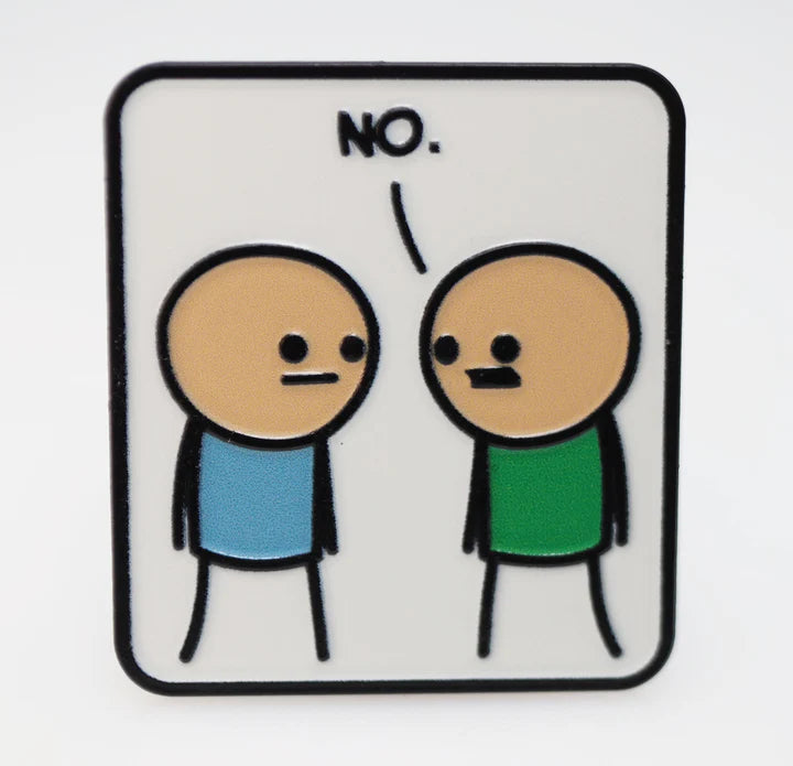 Cyanide & Happiness Enamel Pin - No Pins Foam Brain Games    | Red Claw Gaming