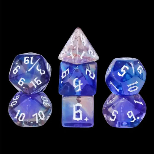 GLIMMER NIGHT RPG DICE SET Dice & Counters Foam Brain Games    | Red Claw Gaming