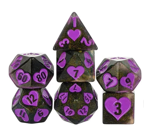 JEALOUS LOVE RPG DICE SET Dice & Counters Foam Brain Games    | Red Claw Gaming