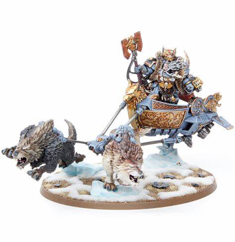 Logan Grimnar on Stormrider (Direct) Space Wolves Games Workshop    | Red Claw Gaming