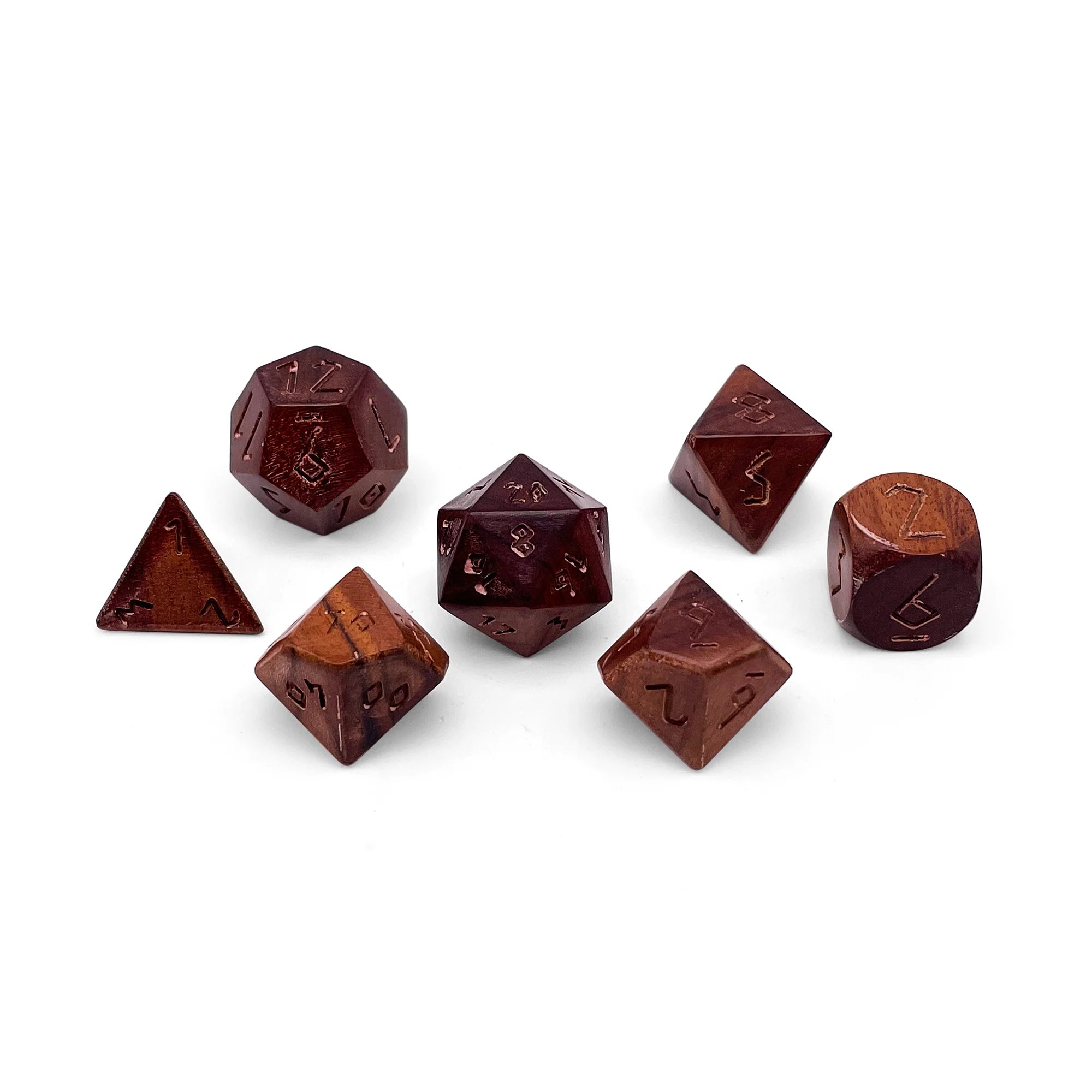 Wooden Dice - Black Walnut  Norse Foundry    | Red Claw Gaming