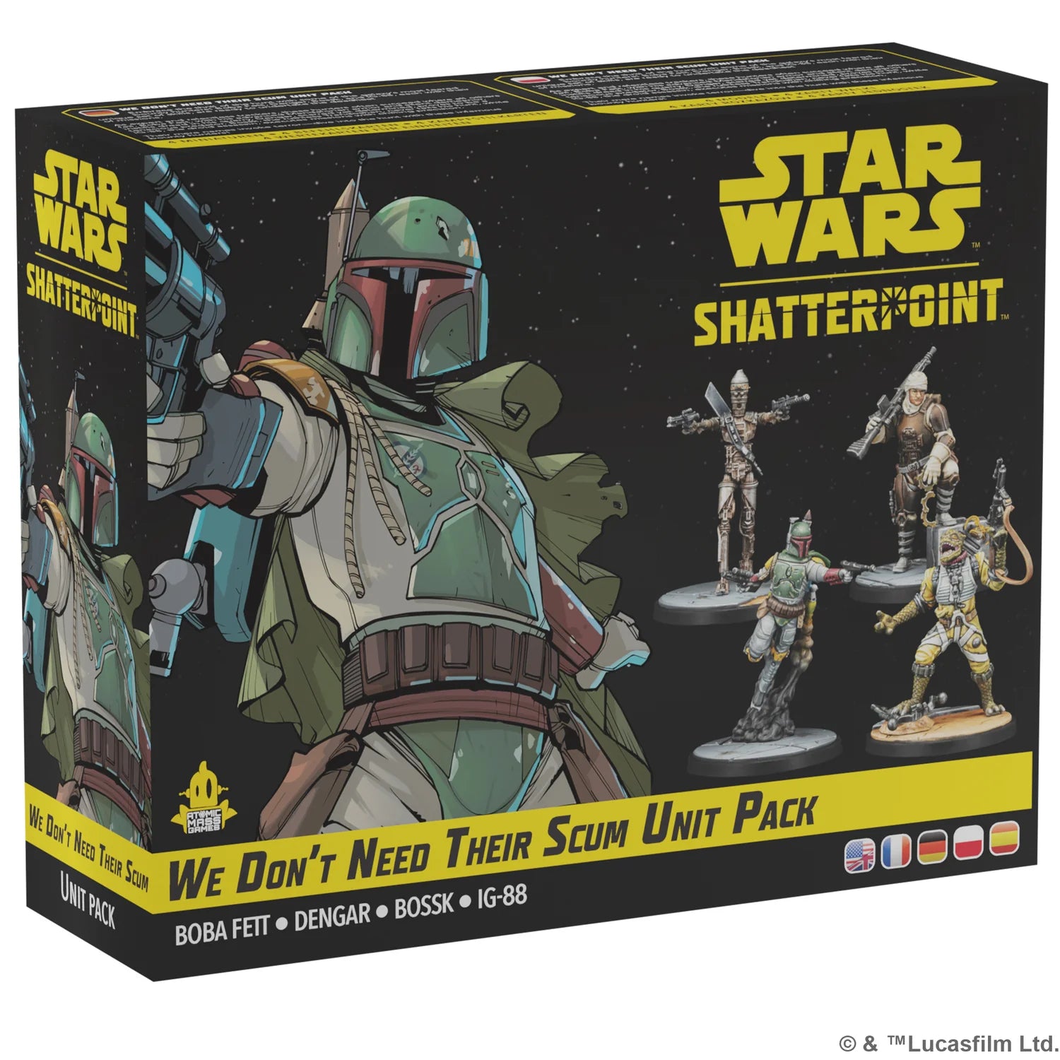 Star Wars: Shatterpoint - We Don’t Need Their Scum Unit Pack Star Wars: Legion Fantasy Flight Games    | Red Claw Gaming