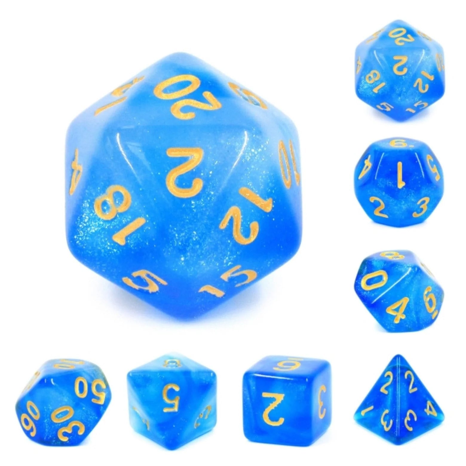 MERMAID'S CROWN RPG DICE SET Dice & Counters Foam Brain Games    | Red Claw Gaming